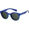 Lunettes de soleil enfant Polaroid PLD 8036/S Lunettes de soleil, Bleu/Gris, 42 mm
