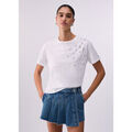 Tee-shirts sur Grenoble : T-shirt Liu Jo T-shirt avec applications de pierres