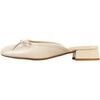 Mules Super Mode Escarpin &agrave; Bride Inia Beige