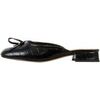 Mules Super Mode Escarpin &agrave; Bride Inia Noir