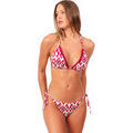 Maillots de bain Admas Ensemble deux pi&egrave;ces bikini triangle pr&eacute;form&eacute; Tribal Spirit Rouge