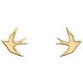 Boucles d'oreille sur Grenoble : Boucles oreilles Les Georgettes Boucles d'oreilles puces Les Cadettes Envol dor&eacute;es Jaune