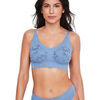 Triangles / Sans armatures Selmark Soutien-gorge triangle pr&eacute;form&eacute; sans armatures ONE AND LACE Bleu