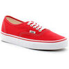 Baskets Vans Chaussures basses &agrave; lacets pour adulte Authentic Rouge