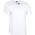 Tee-shirts sur Grenoble : T-shirt Suitable Ota T-Shirt Col Rond Blanc 2-Pack