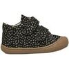Baskets basses enfant Naturino Chaussures premiers pas en su&egrave;de imprim&eacute; poney COCOON VL Noir