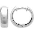 Boucles d'oreille sur Grenoble : Boucles oreilles Brillaxis Cr&eacute;oles argent rhodi&eacute; Blanc