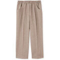 Pantalons sur Grenoble : Pantalon Daxon by - Pantacourt &eacute;lastiqu&eacute; entrejambe 60cm Beige