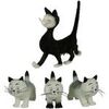 Statuettes et figurines Parastone Statuettes Les chats par Dubout - La Promenade Noir Unique. . Maison & D&eacute;co > Statuettes et figurines.