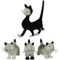 D&eacute;coration sur Grenoble : Statuettes et figurines Parastone Statuettes Les chats par Dubout - La Promenade Noir Unique. . Maison & D&eacute;co > Statuettes et figurines.