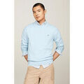 Sweat-shirt Tommy Hilfiger Pull bleu en coton bio