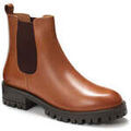 Bottes femme sur Grenoble : Bottines Leonarrxswan Chelsea Estelle - Camel
