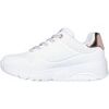 Baskets basses enfant Skechers Basket &agrave; Lacets Junior Metallic Mode Blanc