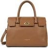 Sac &agrave; main LANCASTER Sac &agrave; Rabat Foulonn&eacute; Milano L Camel Marron