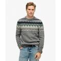 Pull Superdry Pull &agrave; col rond en tricot Fairisle