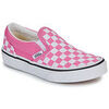 Slip ons enfant Vans Classic Slip-On COLOR THEORY CHECKERBOARD Pink Fizz