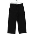 Jeans flare / larges S&eacute;zane Jean large en coton noir Noir Grenoble