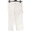 Pantalons sur Grenoble : Pantalon Camaieu Pantalon/Pantacourt Taille 38 / M Blanc