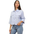 Chemises sur Grenoble : Chemise La Modeuse Chemisiers, blouses pour femme - Bleu Clair -