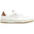 Baskets femme sur Grenoble : Baskets basses Le Formier CORNEILLE 1 BLANC+COGNAC