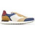 Baskets homme sur Grenoble : Baskets basses KOST DAZZLING MG BLEU+BEIGE+CAMEL
