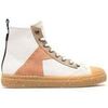 Baskets montantes KOST BACKSTAGE H6 ECRU+PECHE+BEIGE