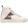 Baskets montantes KOST BACKSTAGE H4 ECRU+ARGENT