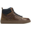 Baskets montantes Redskins BELENOS CHOCOLAT+MARINE