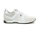 Baskets homme sur Grenoble : Baskets basses Azzaro ROSARIO GRIS+BLANC