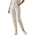 Jeans Daxon by - Jean Mom 7/8&egrave;me Beige Grenoble