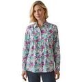 Chemises sur Grenoble : Chemise Daxon by - Chemisier effet plastron manches longues