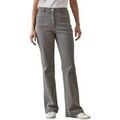 Pantalons sur Grenoble : Jeans Daxon by - Jean bas &eacute;vas&eacute; stature +1.60m Gris