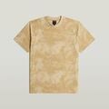 T-shirt G-Star Raw D28589-E400-J184 CREAM ARCHIVAL TEXTURE Grenoble
