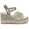 Espadrilles Caf&eacute; Noir GB9500-W005 Blanc