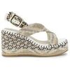Espadrilles Caf&eacute; Noir GB9600-W005 Blanc