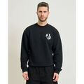 Sweat-shirt Karl Lagerfeld Sweatshirt avec &eacute;cusson Monogramme homme Noir