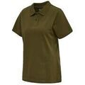 Polo hummel Polo stretch vert olive femme
