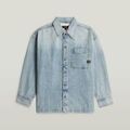 Vestes sur Grenoble : Veste G-Star Raw D23007-E352 BOXY FIT OVERSHIRT-H947 VINTAGE BORNITE