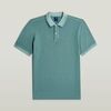 T-shirt G-Star Raw D11595-D756 DUNDA OVERDYED SLIM POLO SS-H888 MINERAL BLUE GD