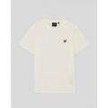 Tee-shirts sur Grenoble : T-shirt Lyle & Scott TS2401V FINE SLUB T-SHIRT-Y126 ICE CREAM