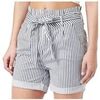 Short Vero Moda Short &agrave; taille haute avec poches, coupe relax Blanc