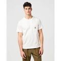 Tee-shirts sur Grenoble : T-shirt Wrangler 112371499-WORN WHITE