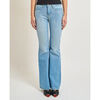 Jeans flare / larges Relish Jean femme avec mini franges &agrave; l'ourlet Bleu