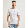 Tee-shirts sur Grenoble : T-shirt K-Way T-shirt homme Odom de avec imprim&eacute; lettrage Blanc