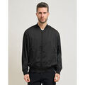Blouson EAX Veste l&eacute;g&egrave;re pour homme AX &agrave; col bas Noir