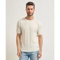 Pull Liu Jo T-shirt en maille m&eacute;lange soie pour homme Blanc