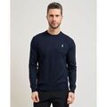 Pulls/Sweat sur Grenoble : Pull Refrigue Pull col rond homme en m&eacute;lange viscose Bleu