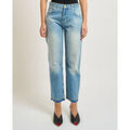 Pantalons sur Grenoble : Jeans Ga&Euml;lle Paris Jean femme avec ceinture Bleu