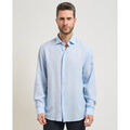 Chemises/chemisettes sur Grenoble : Chemise Bugatti Chemise homme &agrave; rayures verticales Bleu