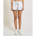 Short Karl Lagerfeld Short femme avec liser&eacute;s contrastants Blanc